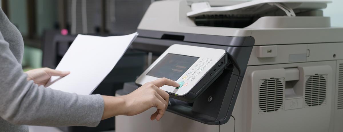small business using a copier