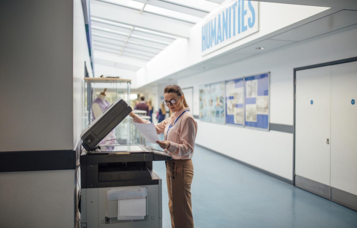 scanner being used to benefit the education sector