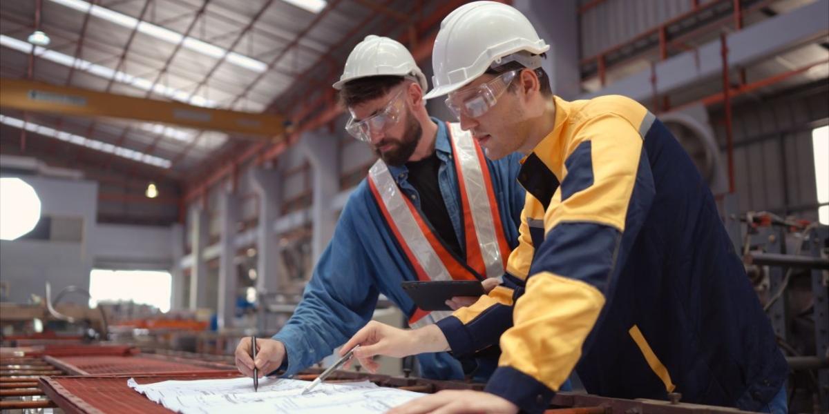 IT professionals monitoring infrastructure systems in a modern office environment
